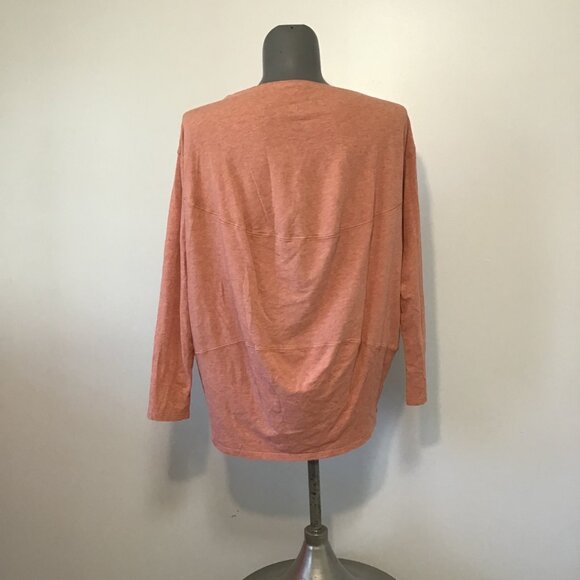 Lululemon Back In Action Long Sleeve Desert Sun Size M - Picture 3 of 8